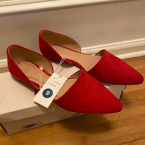 Target A New Day Faux Suede Pointed Flats